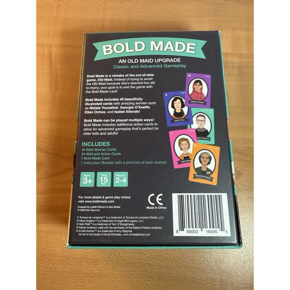 2020 BOLD MADE Card Game An Old Maid Upgrade - Picture 2 of 6